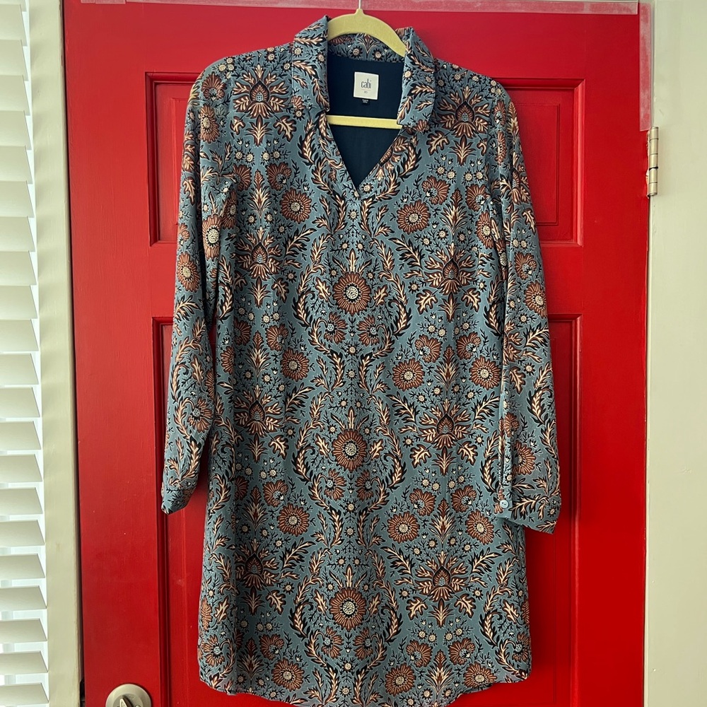 NWOT long sleeve Cabi floral shift dress